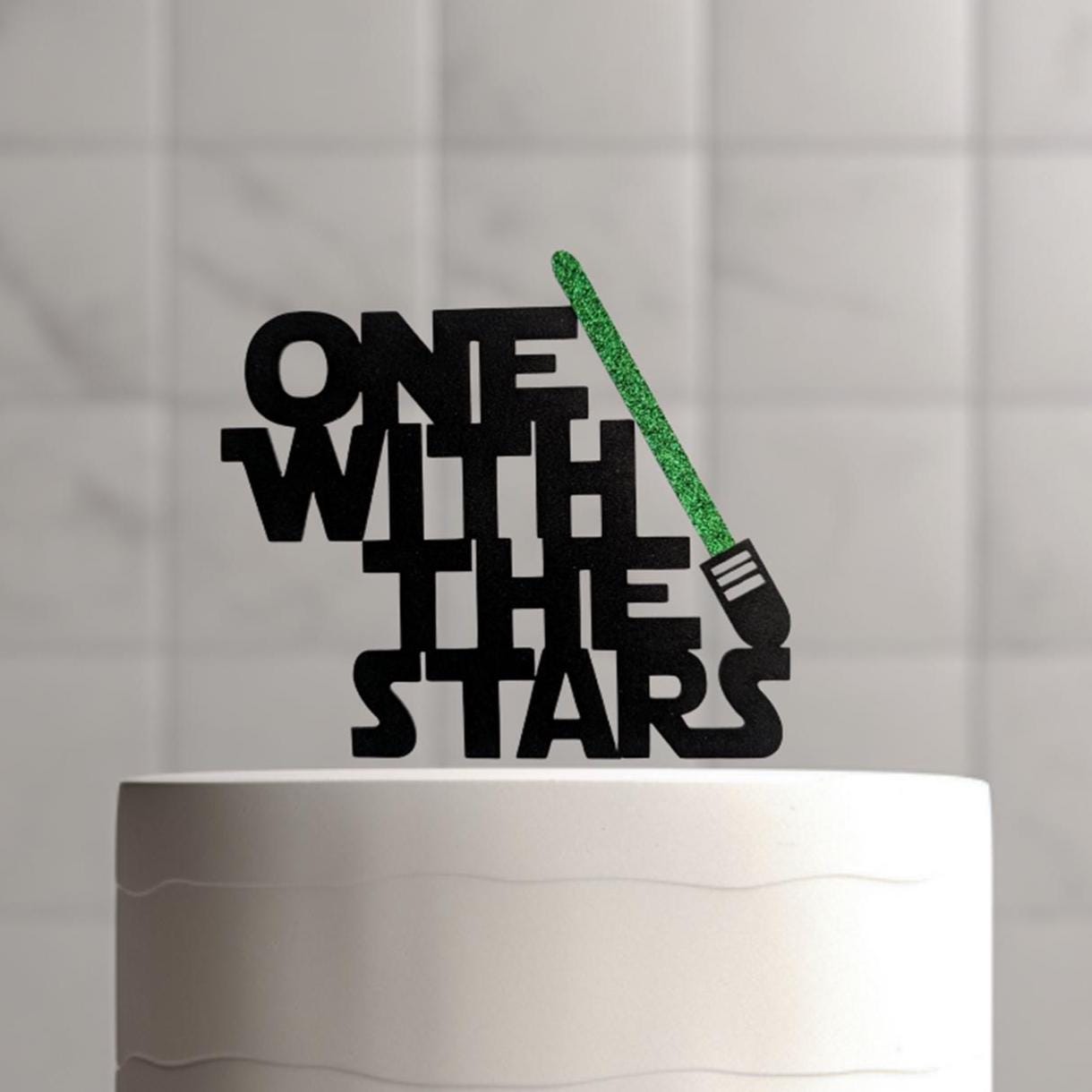 One Cake Topper, First Birthday Cake Topper, Galaxy Theme cake Topper.