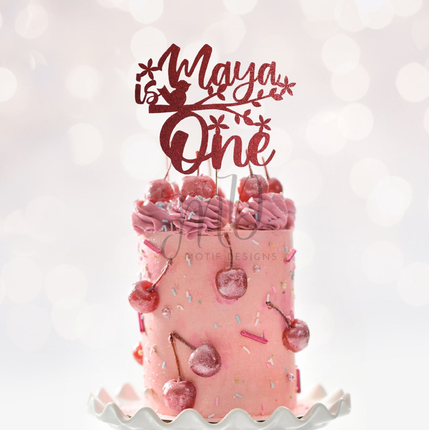 Name is One Cake Topper, Custom First Birthday Cake Topper, First Birthday Cake Topper, Personalized First Birthday Cake Topper.