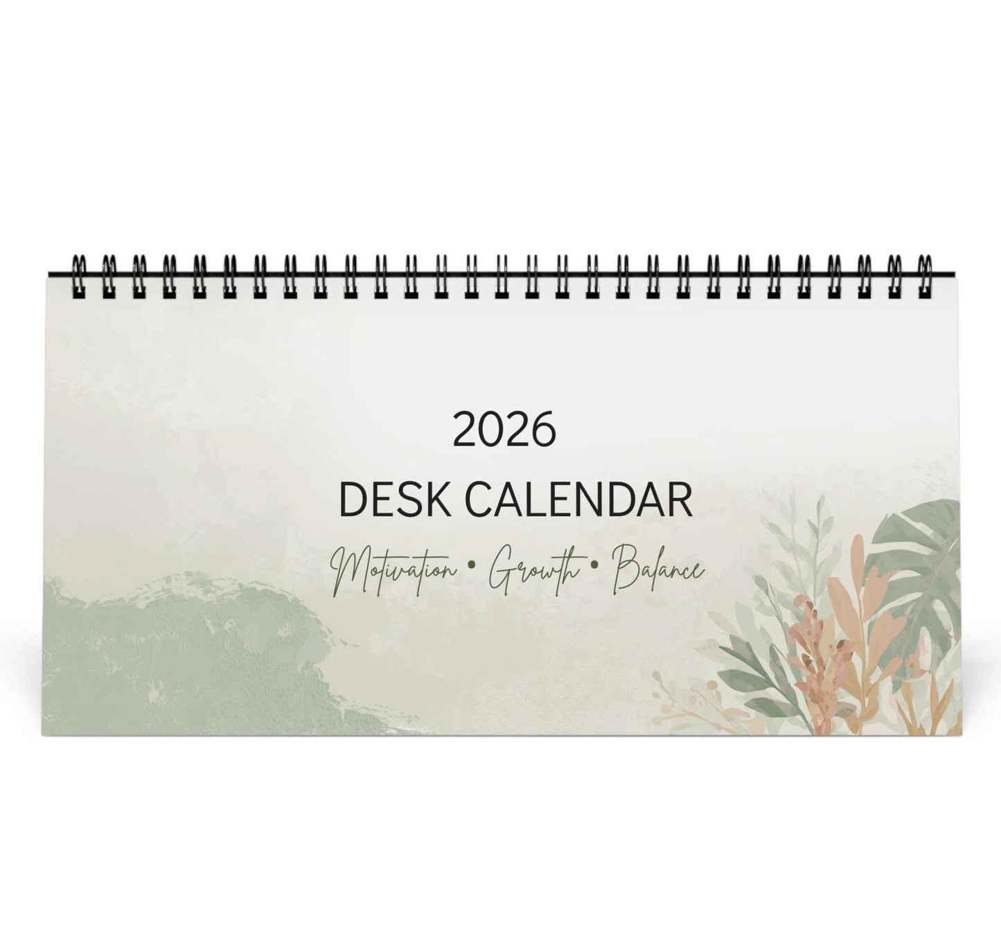 2026 Desk Calendar, Daily Inspiration Quotes, Positive Affirmations, Minimalist Desk Decor Gift