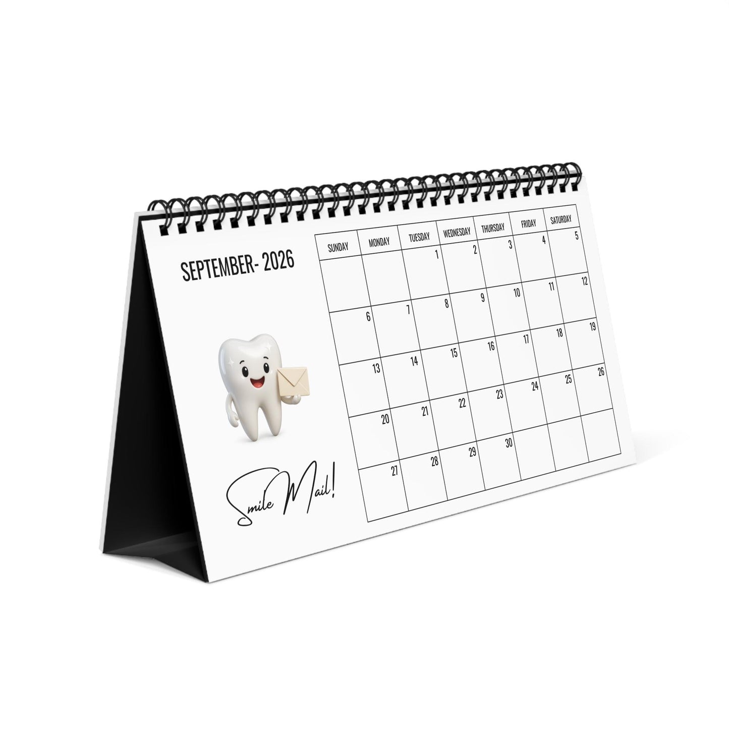 Desktop Calendar, 2026 Dental Desk Calendar, Dentist Gift, Dentist Office Decor, Hygienist Calendar, Dental Lab Decor.