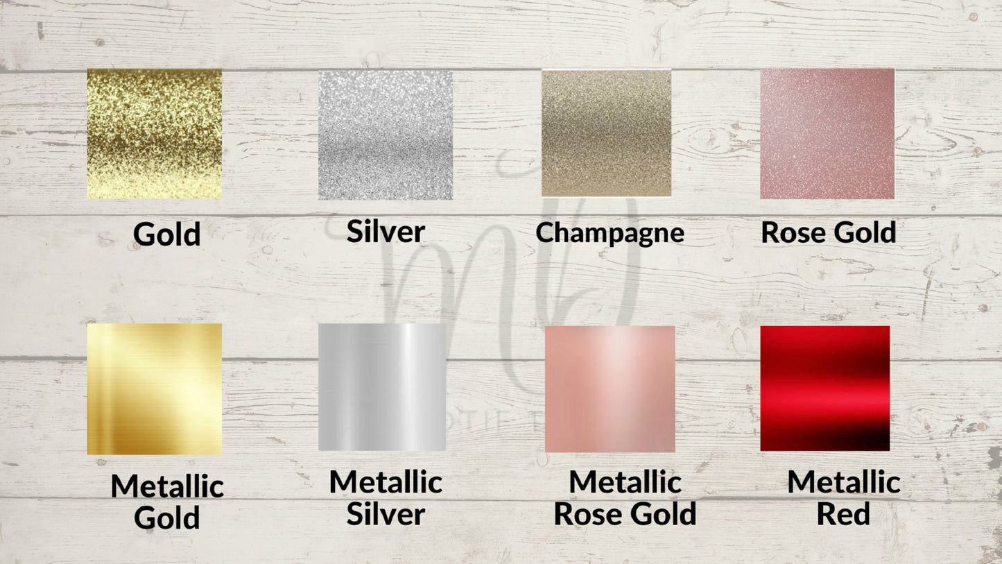 Love You Cake Topper, Valentine's Day Glitter Cardstock Topper