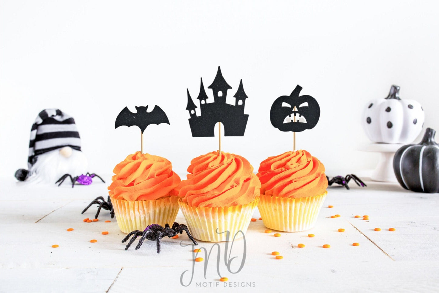 Happy Halloween Cake Topper, Halloween Characters Cupcake Toppers, Halloween Cupcake Toppers.