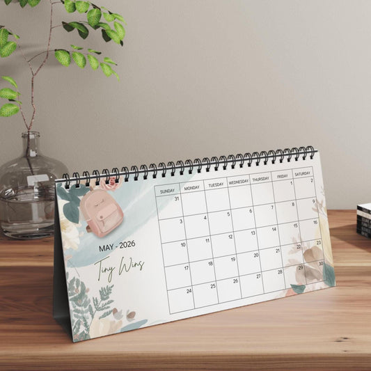 2026 Desk Calendar, Teachers Desktop Calendar, Inspirational Teacher Quotes, Monthly Motivation for Educators, Teacher Desk Decor Gift