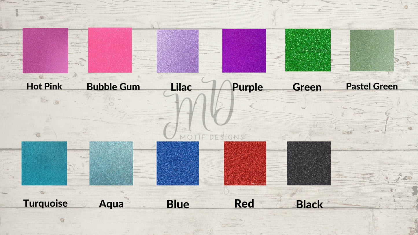 50 is Nifty Glitter Cake Topper, Custom Age