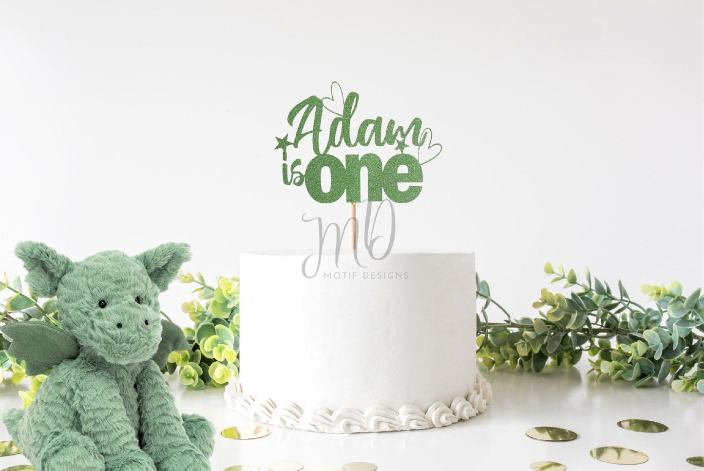 Name is One Cake Topper, Custom First Birthday Cake Topper, First Birthday Topper, Personalized First Birthday Cake Topper.